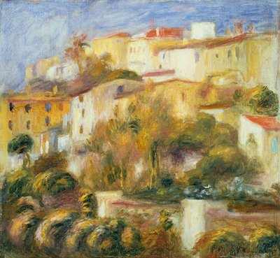 Haus in Cagnes, ca. 1900 von Pierre Auguste Renoir